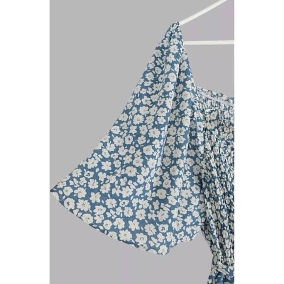 BALTIC BORN KENDALL FLORAL PRINT BLUE JUMPSUIT - Picture 3 of 8